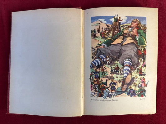 Les Voyages de Gulliver – Swift, Rouge et Or, 1948, illustré H. Dimpre