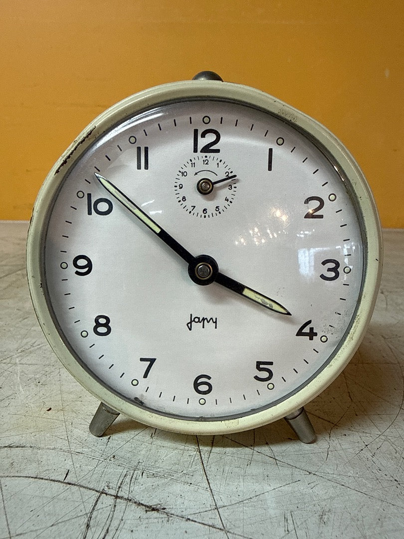 Réveil Japy – Ancien modèle vintage crème