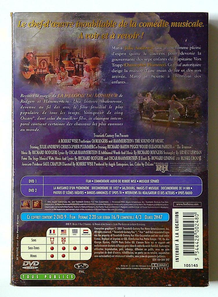 La Mélodie du Bonheur - Édition Collector 2 Dvd