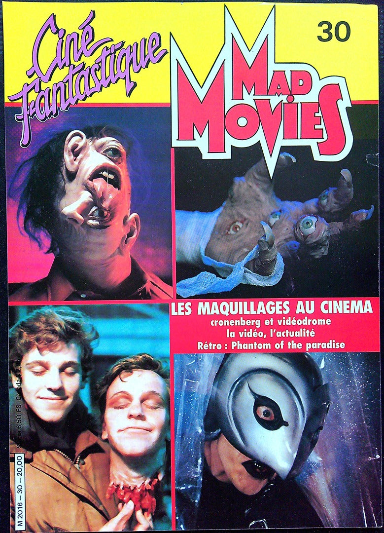 Affiche de Kiosque Plv Promo Magazine Mad Movies N°30 Ciné Fantastique