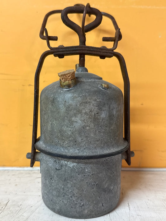 Lampe Arpax – Lampe de mineur ancienne en métal