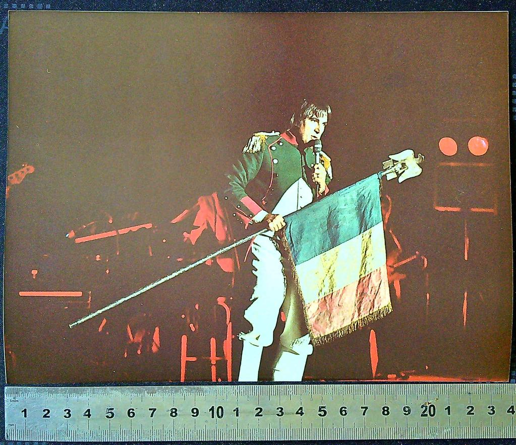 Photo Serge Lama – Napoléon – Memorabilia – Concert vintage