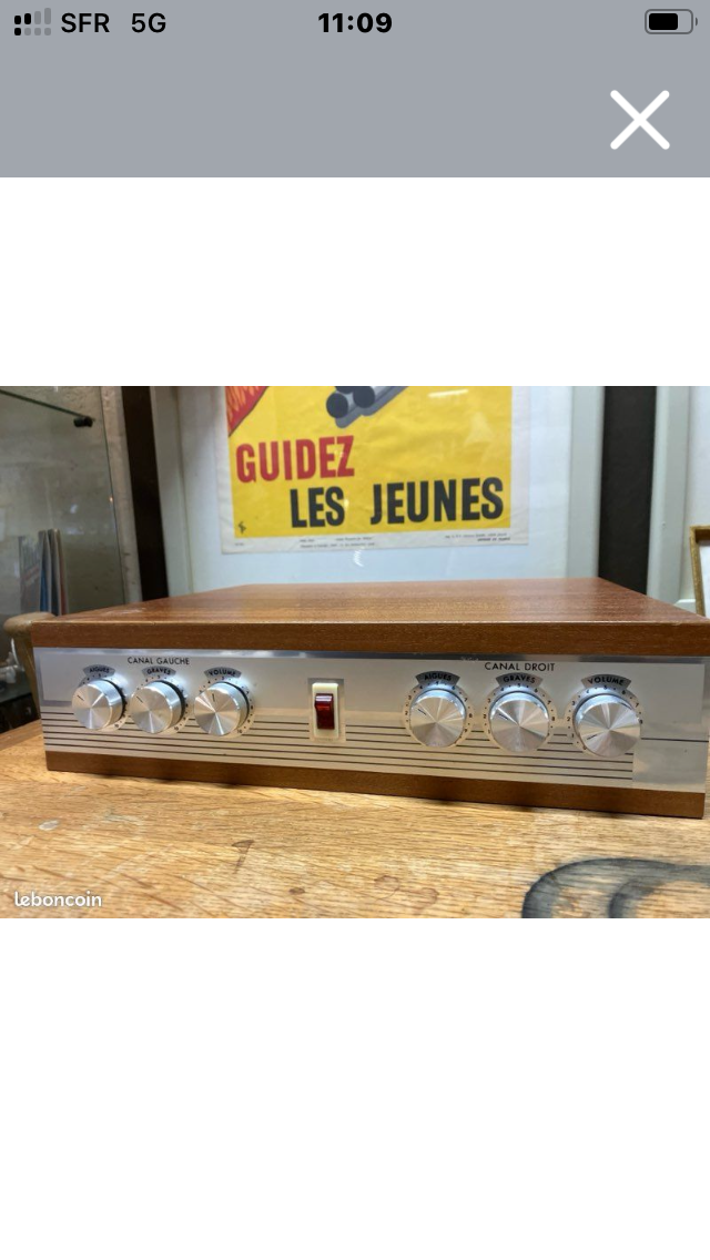 Amplificateur HI-FI vintage sans marque