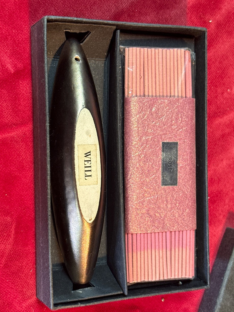 Coffret porte encens – Weill – Ornement Senteur rose