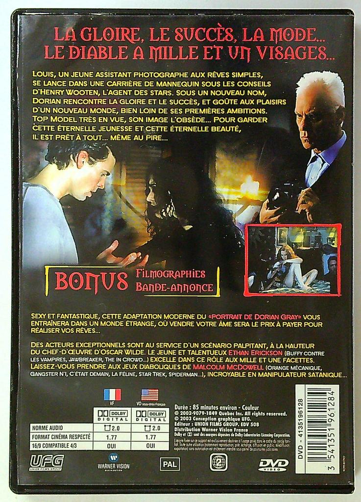 dvd Pacte avec le diable Dorian