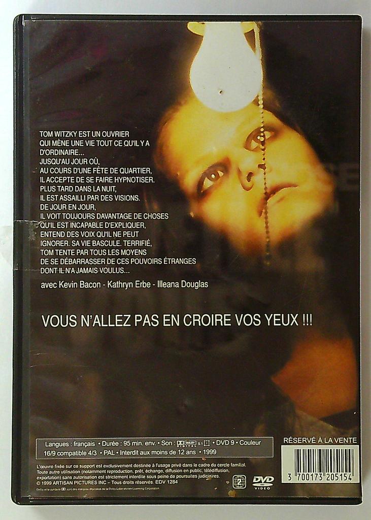 Dvd Film Hypnose Kevin Bacon Thriller David Koepp