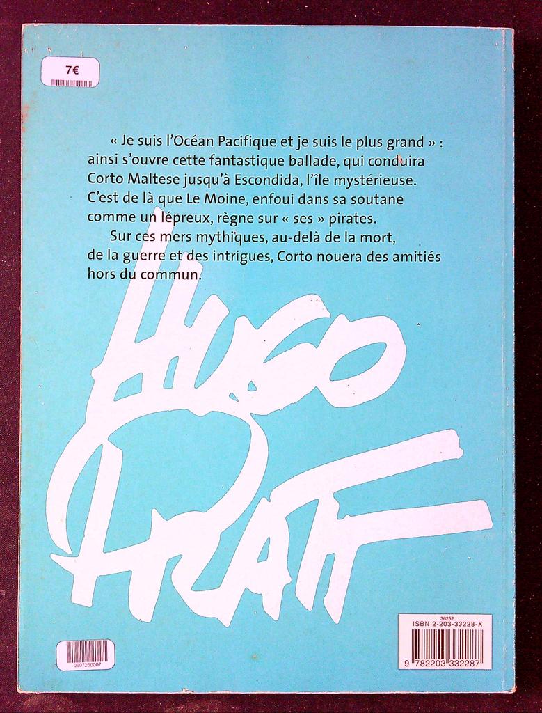 Corto Maltese - La ballade de la mer salée - Hugo Pratt