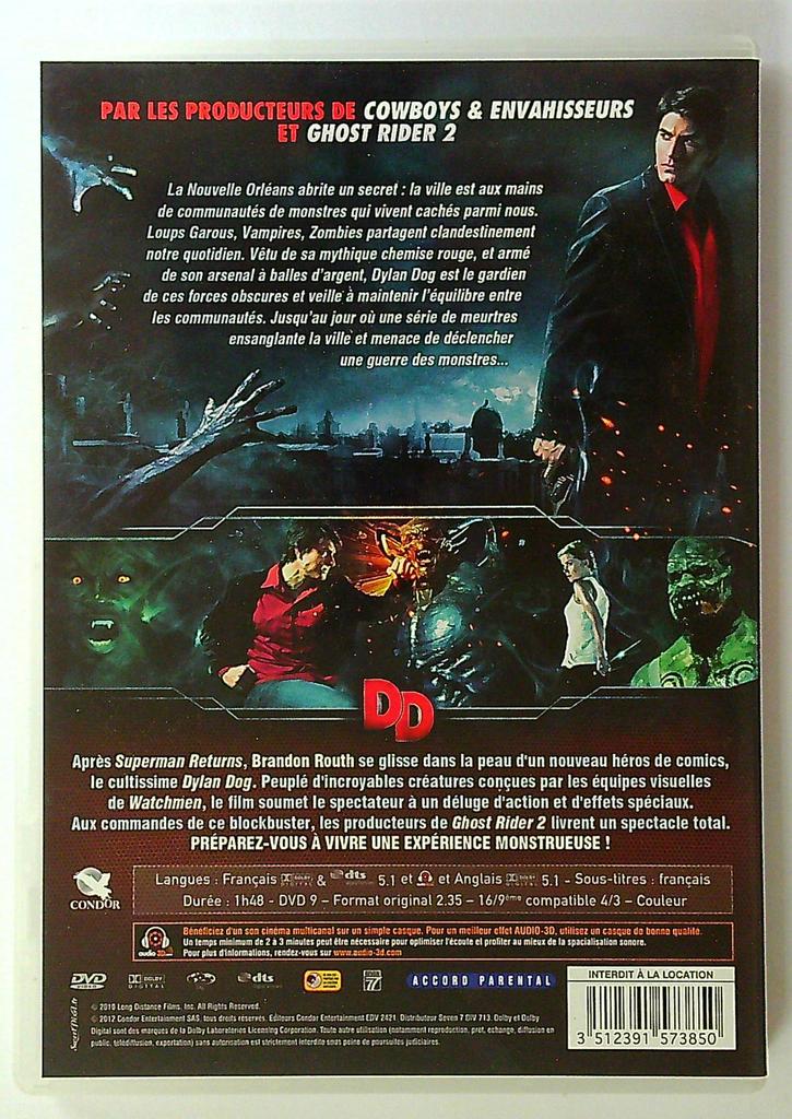 Dvd Dylan Dog brandon Routh Condor