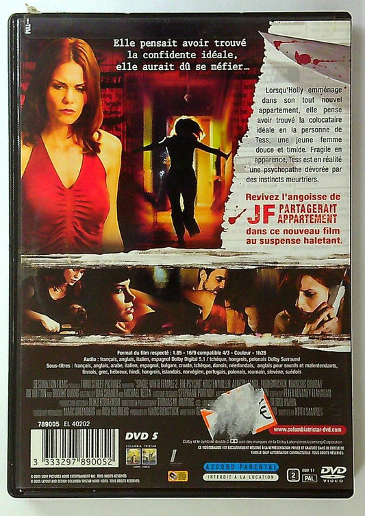 Dvd Jf Partagerait Appartement 2 The Psycho Thriller