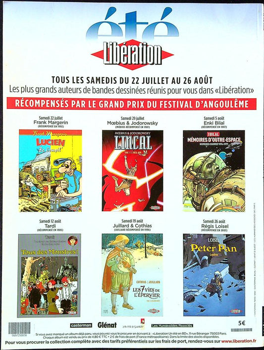 Bd Enki Bilal Mémoires d'outre-espace Libération Noir
