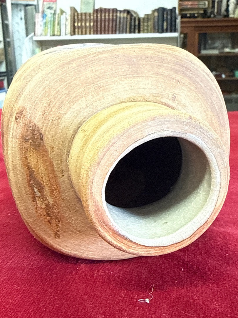 Vase en céramique – Motif tournesol