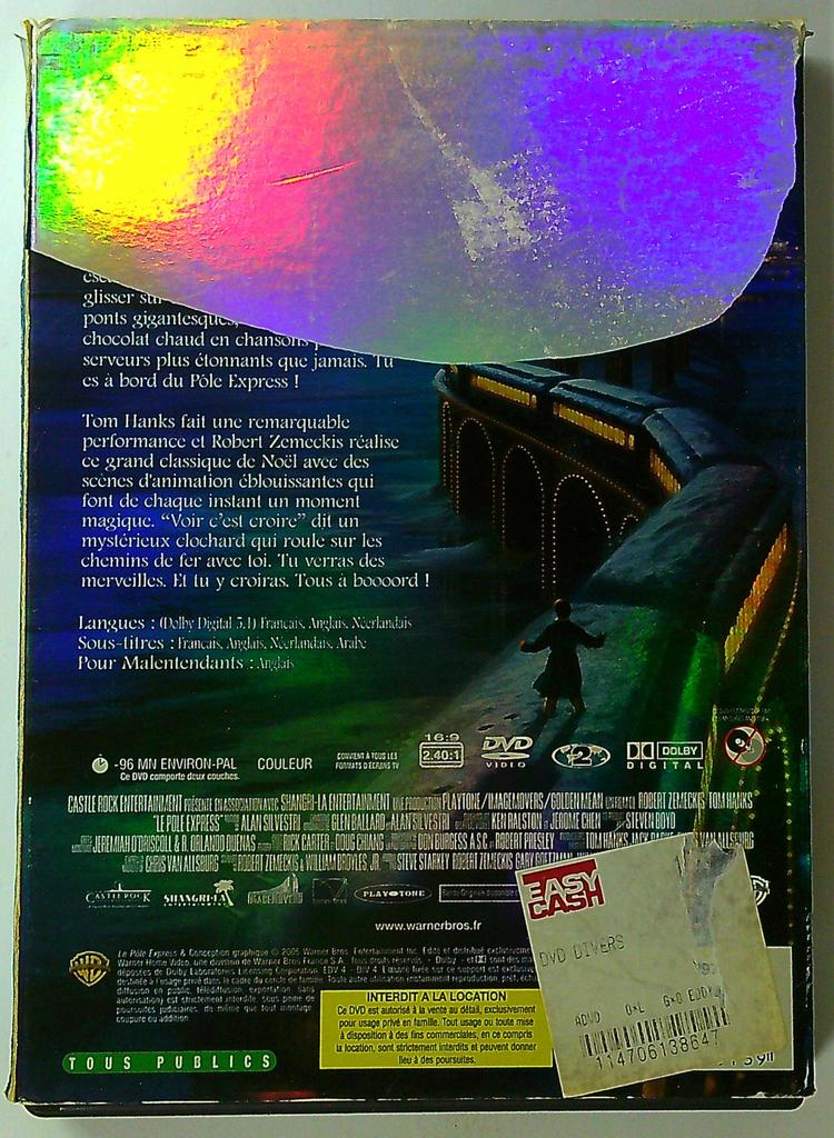 dvd Le Pôle Express Tom Hanks Warner Bros