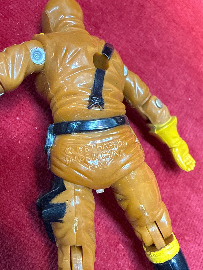 Figurine vintage Worms V1 cobra Maggot Driver Gi Joe Hasbro 1987