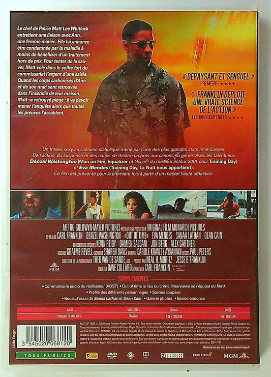 Dvd Out of Time - Edition Collector - Denzel Washington