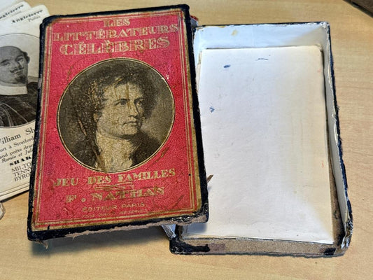 Jeu de 7 familles – Fernand Nathan – Collection – Les Littérateurs Célèbres