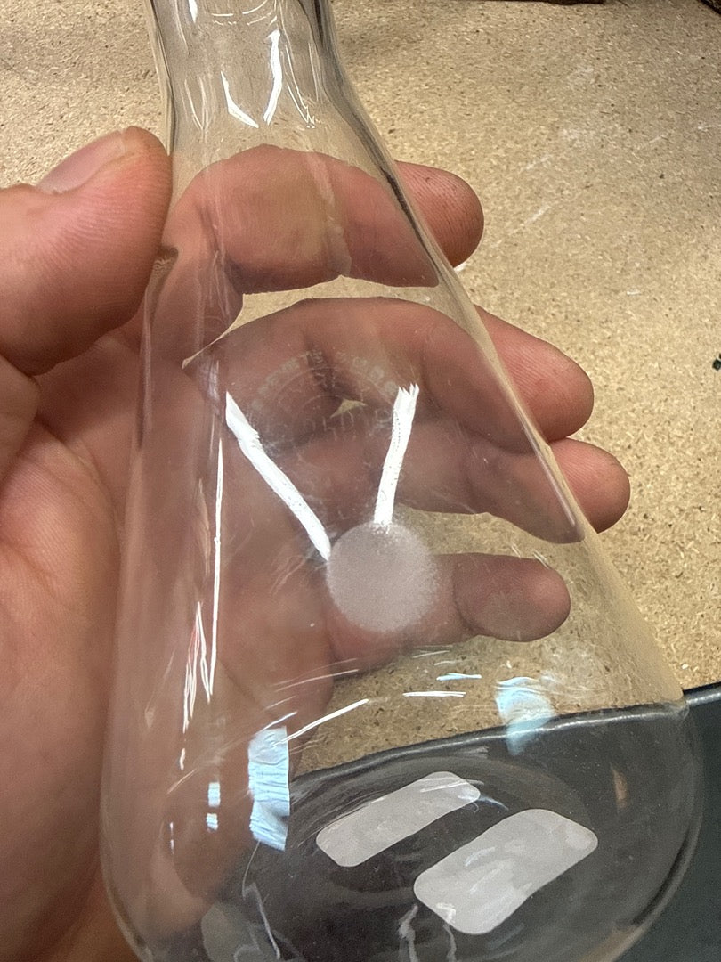 Fiole Erlenmeyer – Ornements – Verre transparent