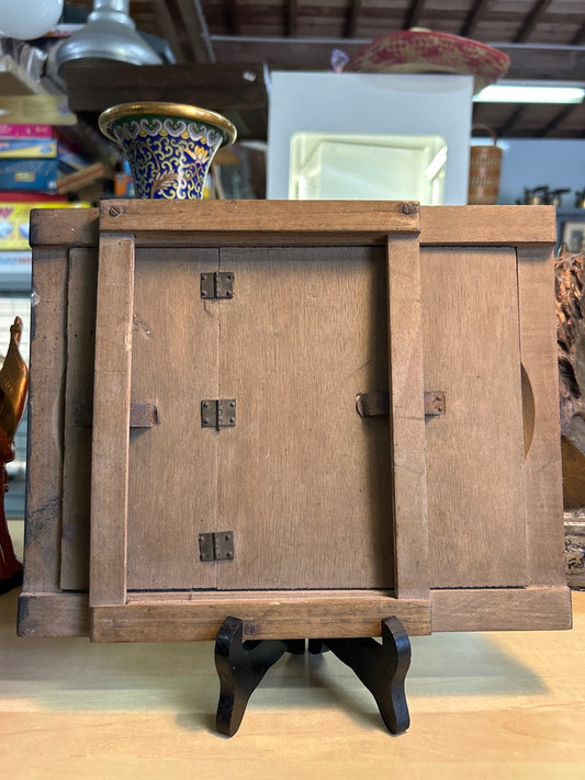 Châssis de tirage – Cadre ancien – Décoration – Bois brut
