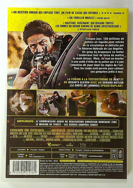 Dvd Criminal Squad Gerard Butler Curtis 50 Cent Jackson
