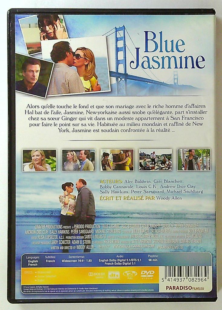 Dvd Blue Jasmine Woody Allen Cate Blanchett
