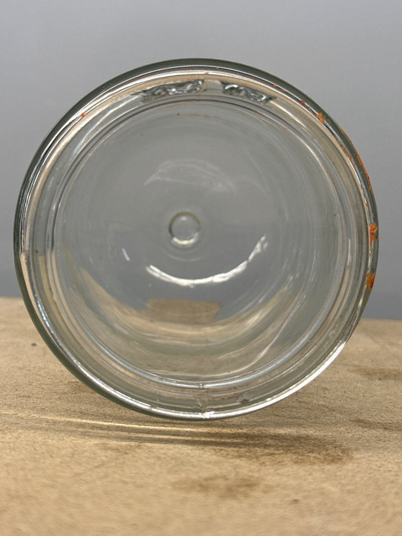Globe de lampe industrielle vintage en verre transparent