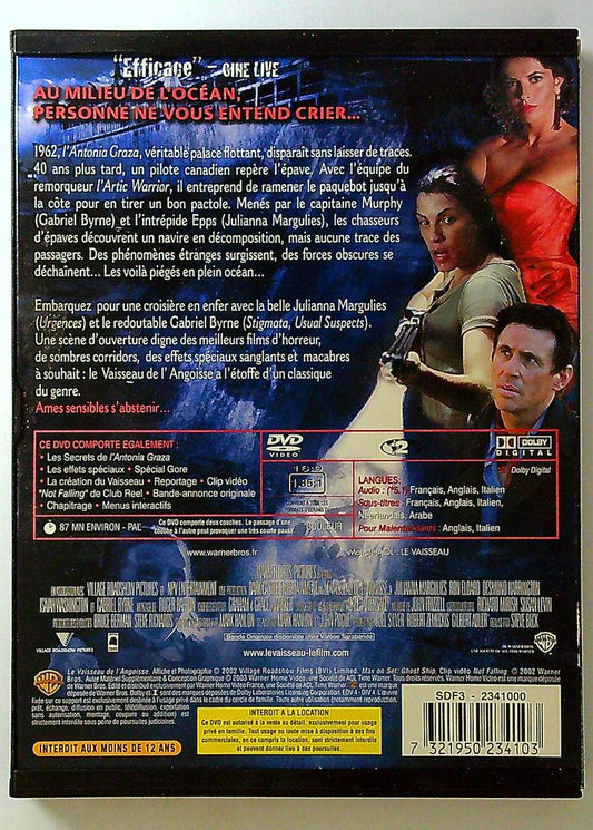 Dvd Le Vaisseau de l'angoisse film horreur Warner Bros