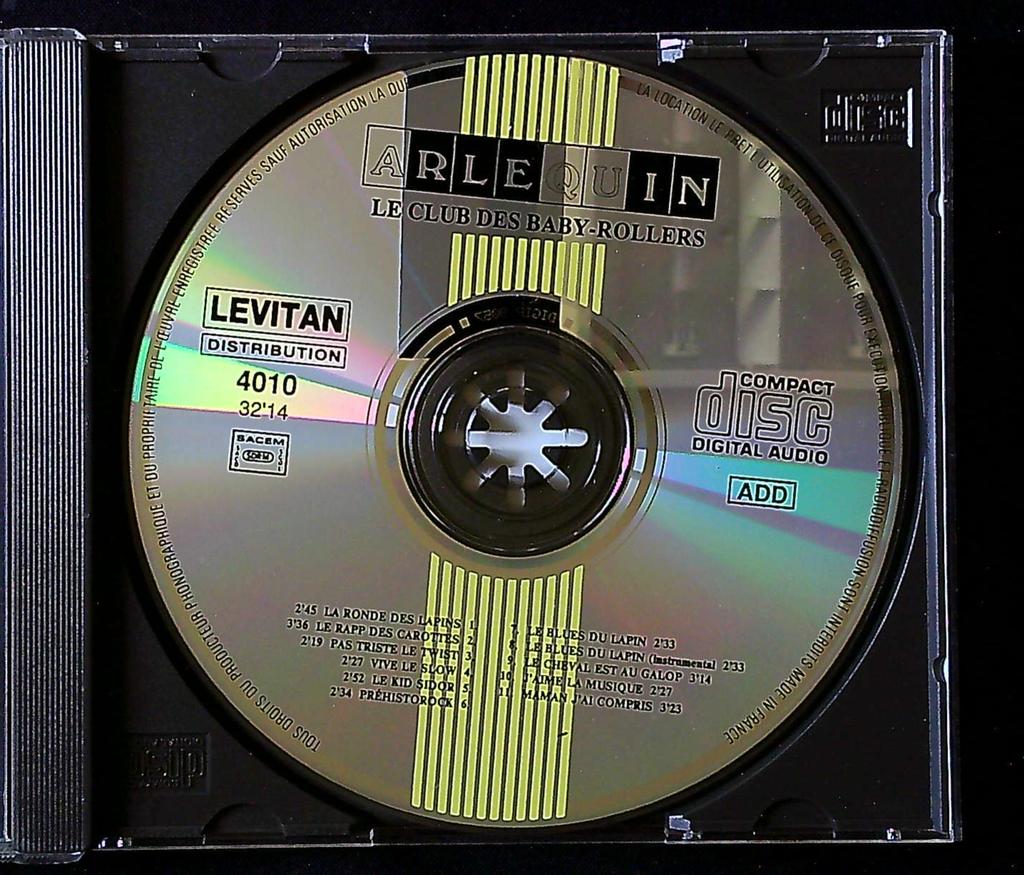 Cd – Arlequin Le Club des Baby-rollers – Musique – Enfant