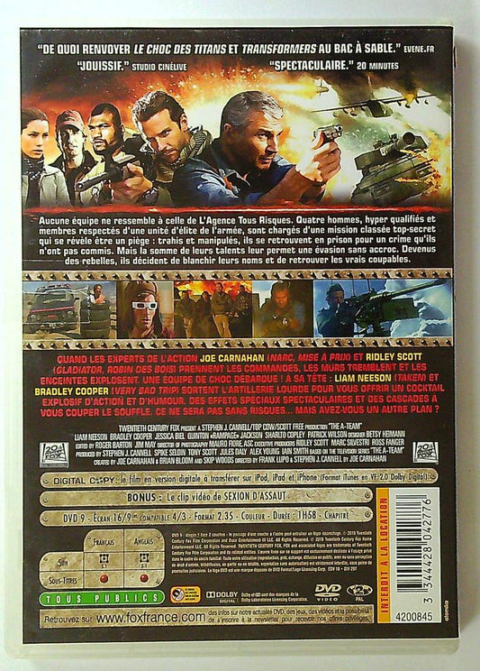 Dvd L'agence Tous Risques Film Action Liam Neeson
