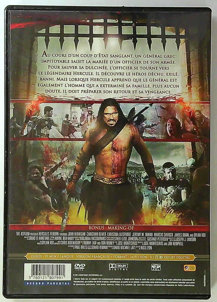 Dvd Hercule : La Vengeance d'un Dieu - John Morrison