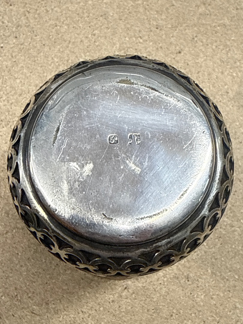 Timbale – Sylvain – Verres À Eau – Métal Argenté Gravé Vintage
