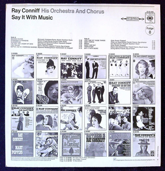 vinyle 33 tours Ray Conniff Say It With Music Cbs