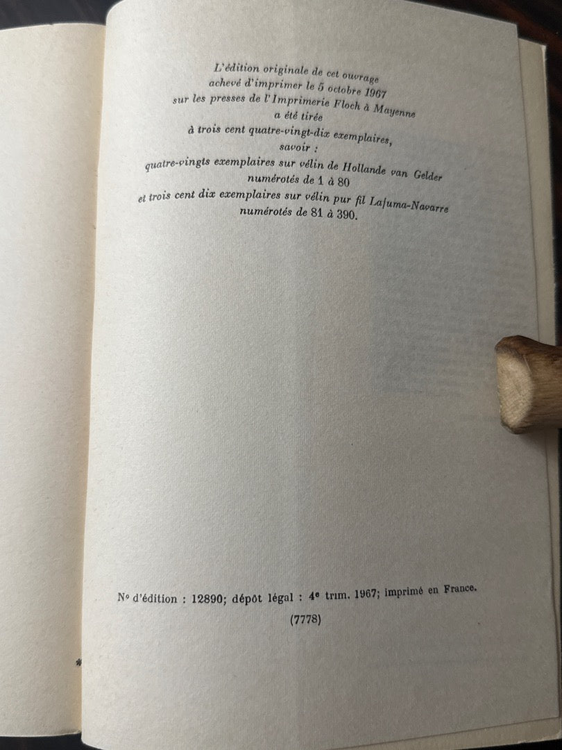 Livre – Malraux Antimémoires – Littérature – Édition 1967