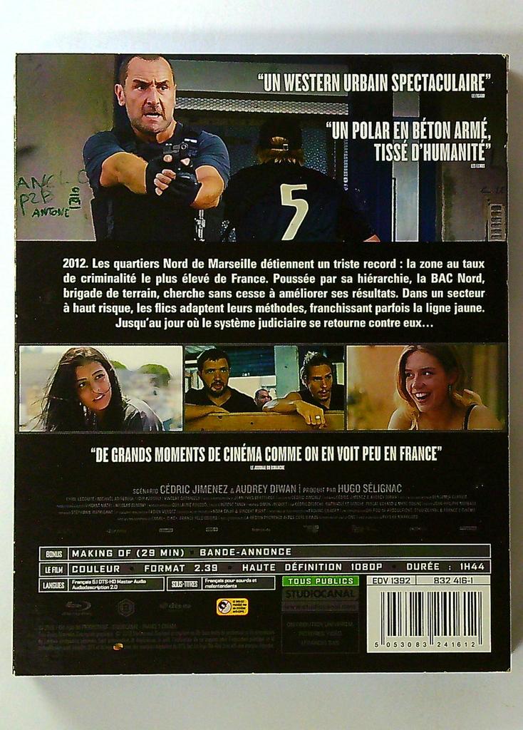 Bac Nord blu-ray Studiocanal Cédric Jimenez