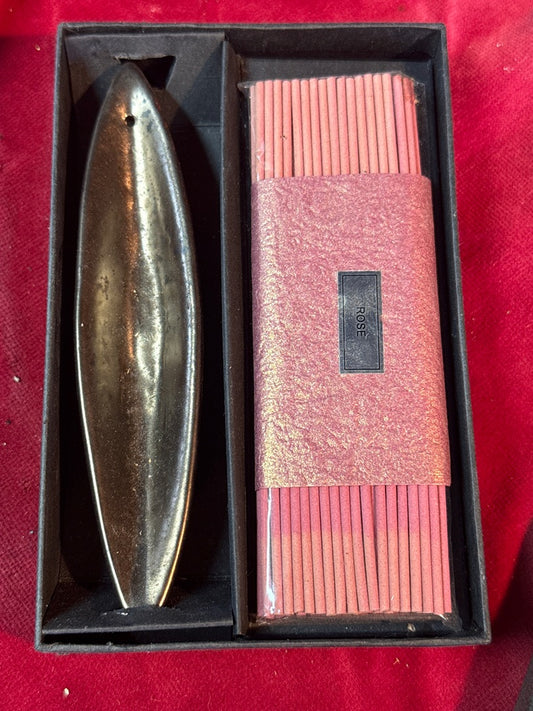 Coffret porte encens – Weill – Ornement Senteur rose