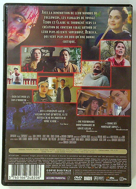 Dvd Superhost film horreur