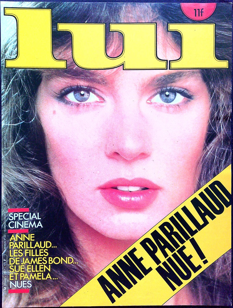 Affiche de Kiosque Plv Promo magazine Lui n°197 Anne Parillaud Spécial Cinéma