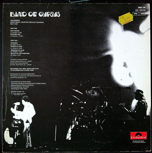 Vinyle Lp Jimi Hendrix Band of Gypsys Polydor