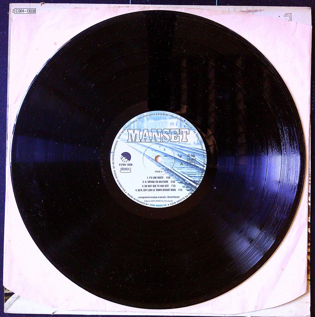 Vinyle 33t Gerard Manset Manset Pathé Marconi 1975