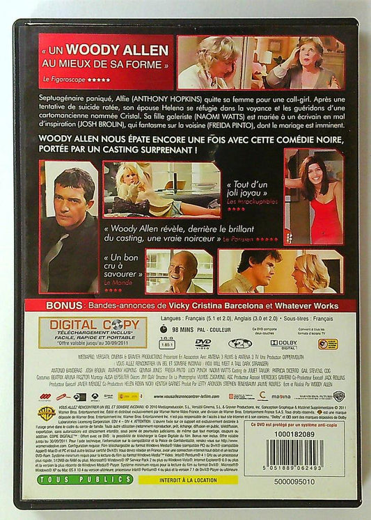 Dvd Vous allez rencontrer un bel et sombre inconnu Woody Allen
