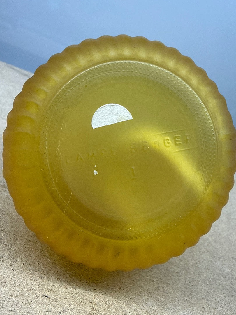 Lampe Berger – Lampe catalytique – Décoration – Verre jaune