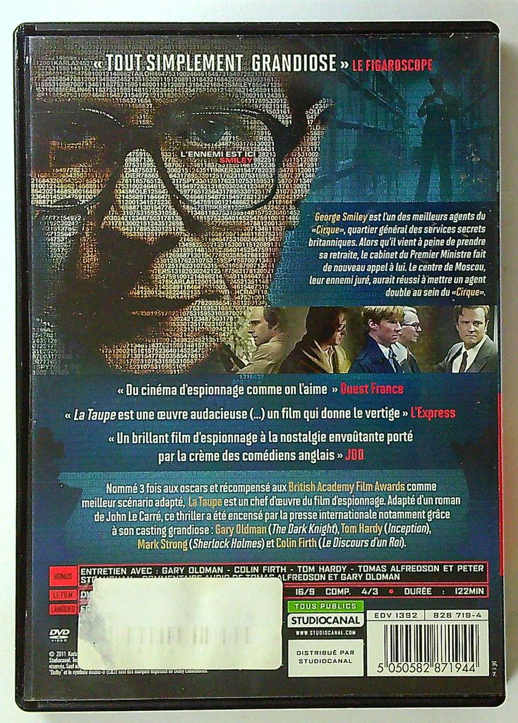 Dvd La Taupe - Tinker Tailor Soldier Spy
