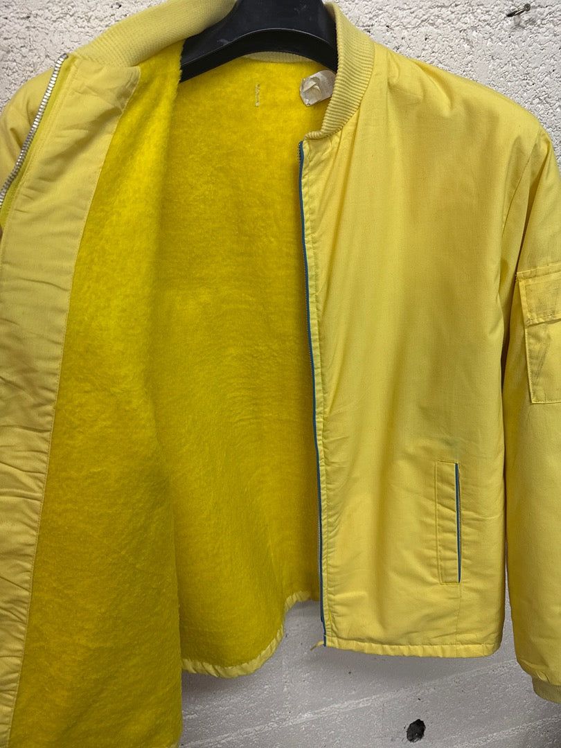 Blouson Goodyear – Veste vintage jaune Dodge