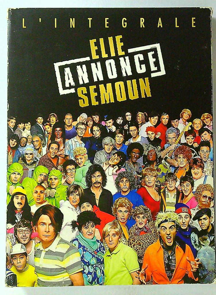 Dvd Elie Annonce Semoun L'intégrale Noir