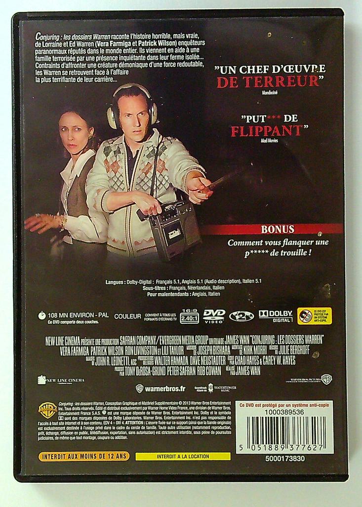 Dvd Conjuring Warren