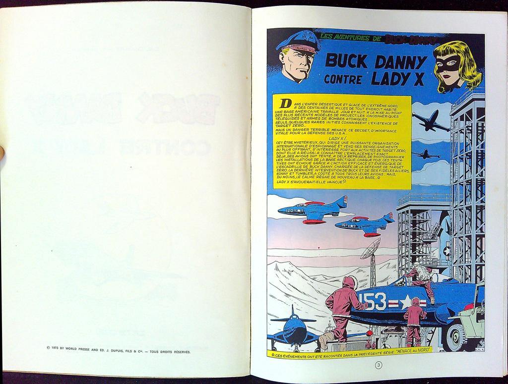 Bande dessinée – Buck Danny Dupuis – Bd – Contre Lady X La Redoute