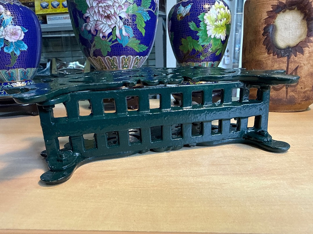 Porte-serviettes – En fonte vert
