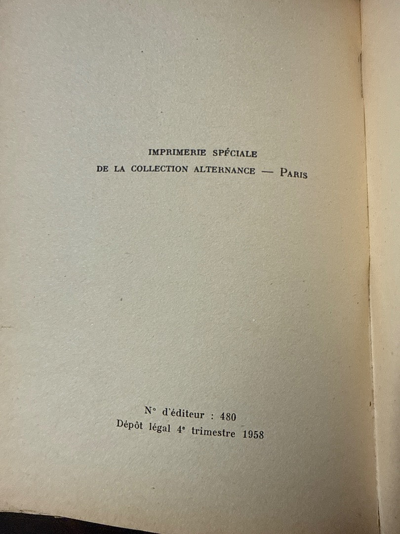Livre – Le Limon de la Terre – Roman – Édition 1958