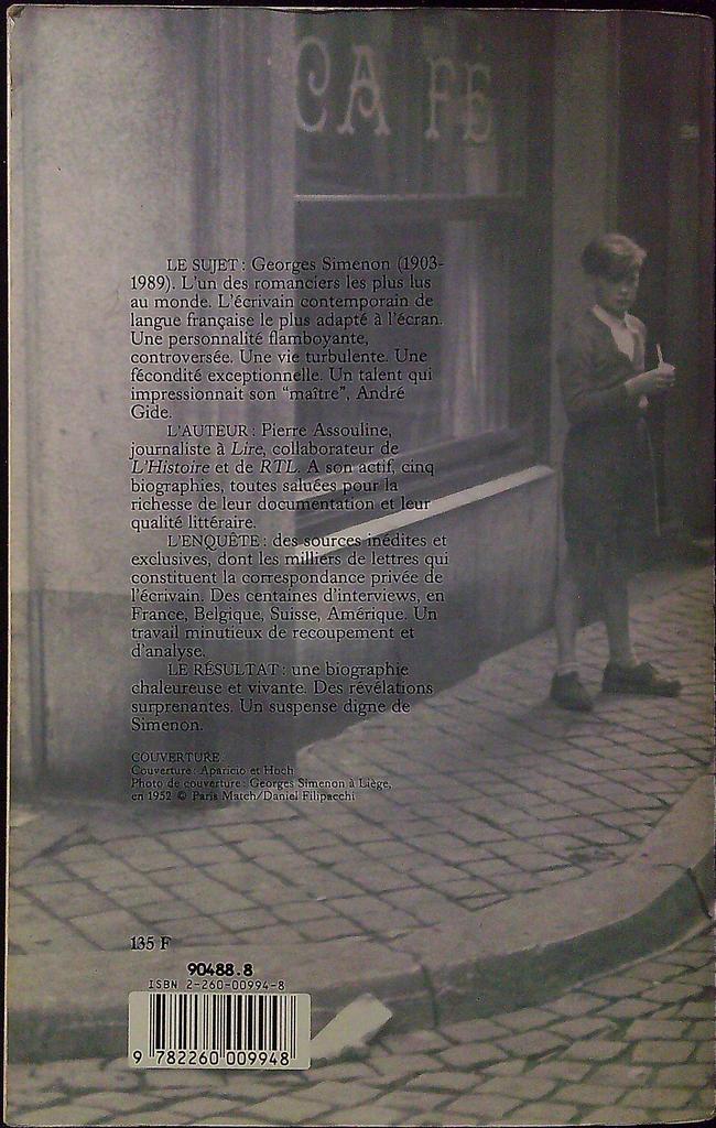 Livre – Pierre Assouline – Biographie – Simenon Julliard