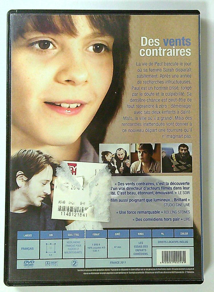 Dvd Des vents contraires drame jalil Lespert