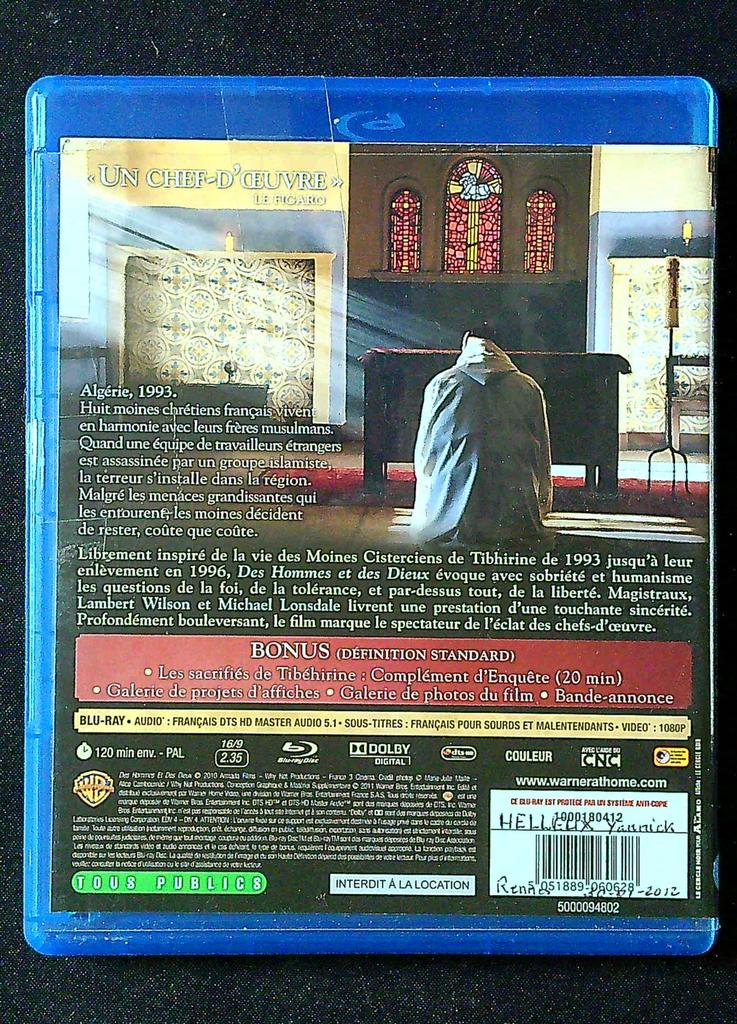 Blu-ray – Des Hommes et des Dieux – Drame – Grand Prix Cannes