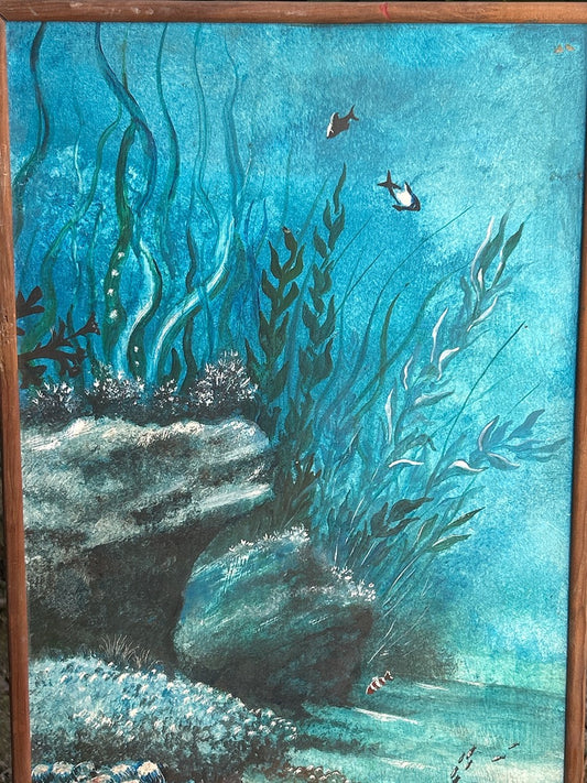 Tableau – Dufresne – Peinture – Fonds marins
